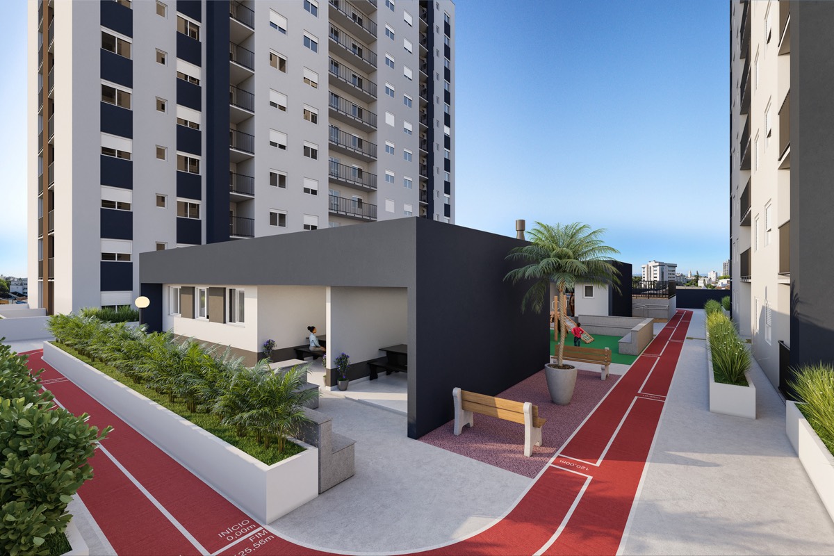 Pista de caminhada do Residencial Athena