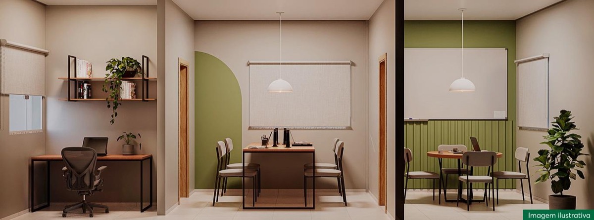 Espaço de coworking do Porto Essenza MRV