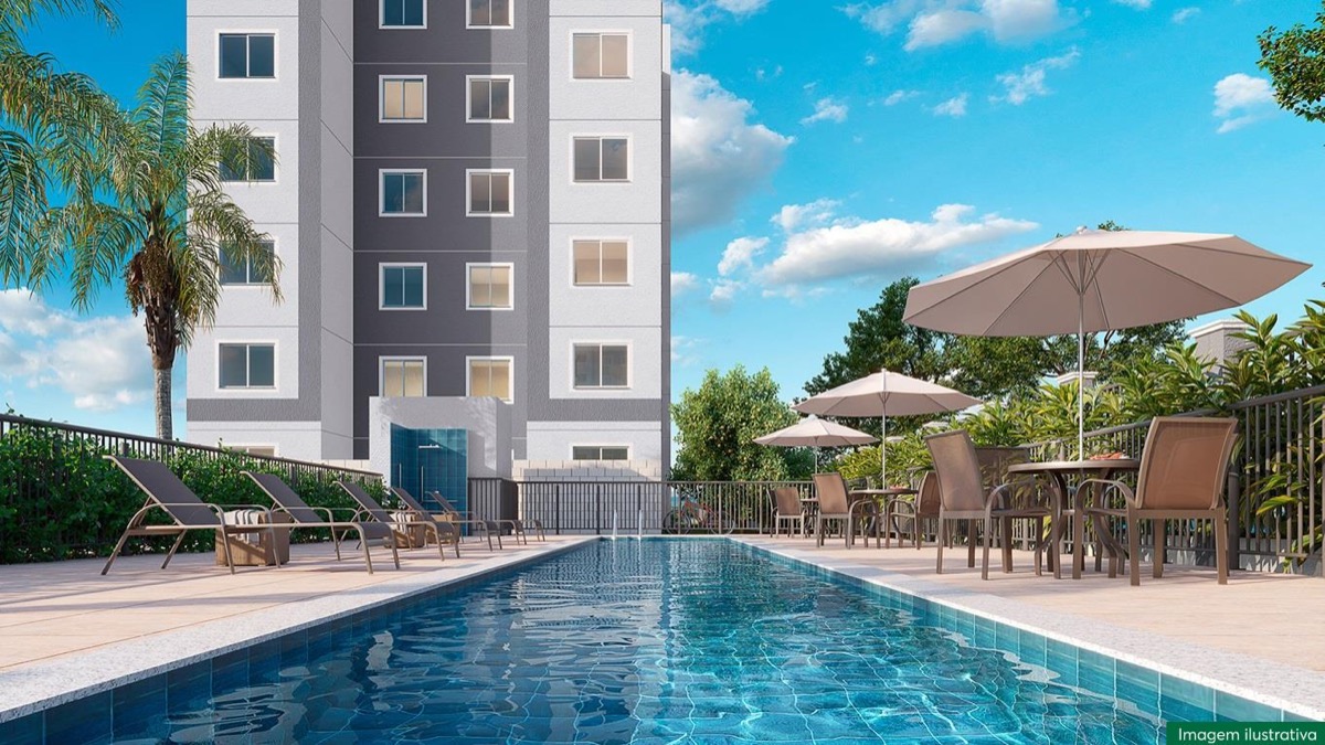Piscina do Porto Essenza MRV em Porto Alegre