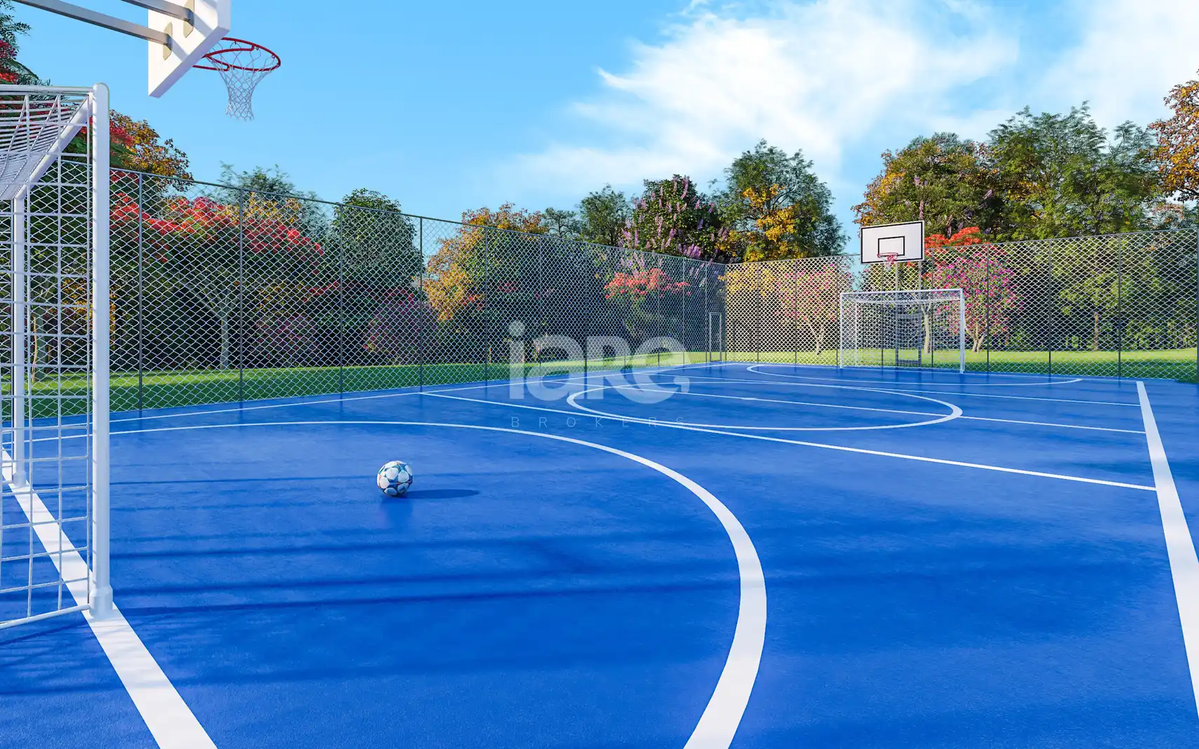 Quadra de esportes Salt Lake — ângulo 2